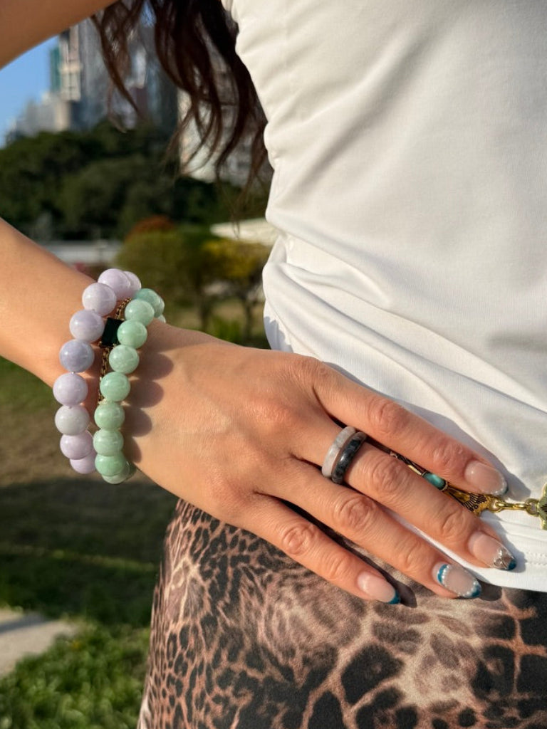 Lilac Beads Bracelet